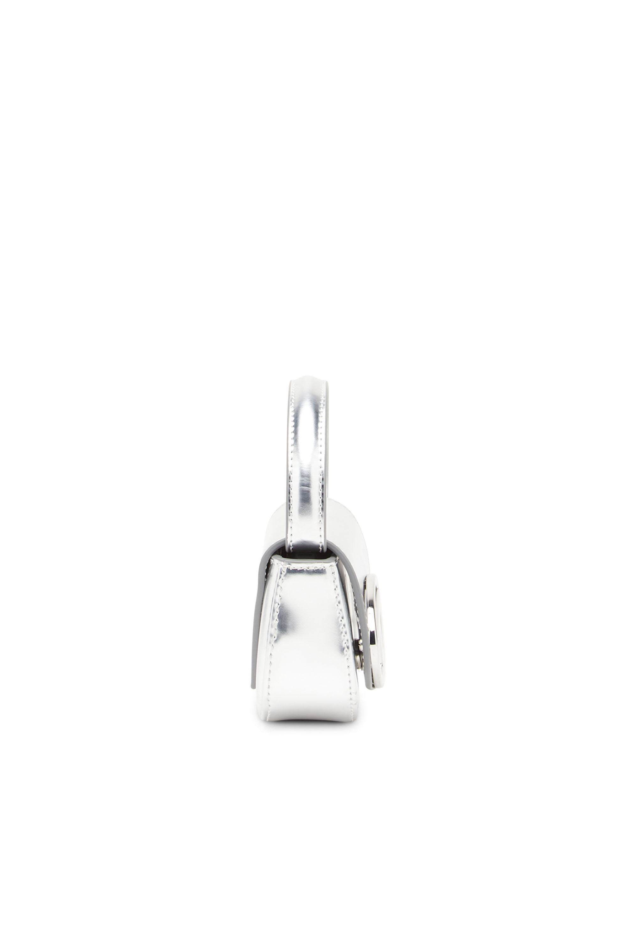 Diesel - 1DR-XS-S, Woman's 1DR-XS-S-Iconic mini bag in mirrored leather in Silver - 4