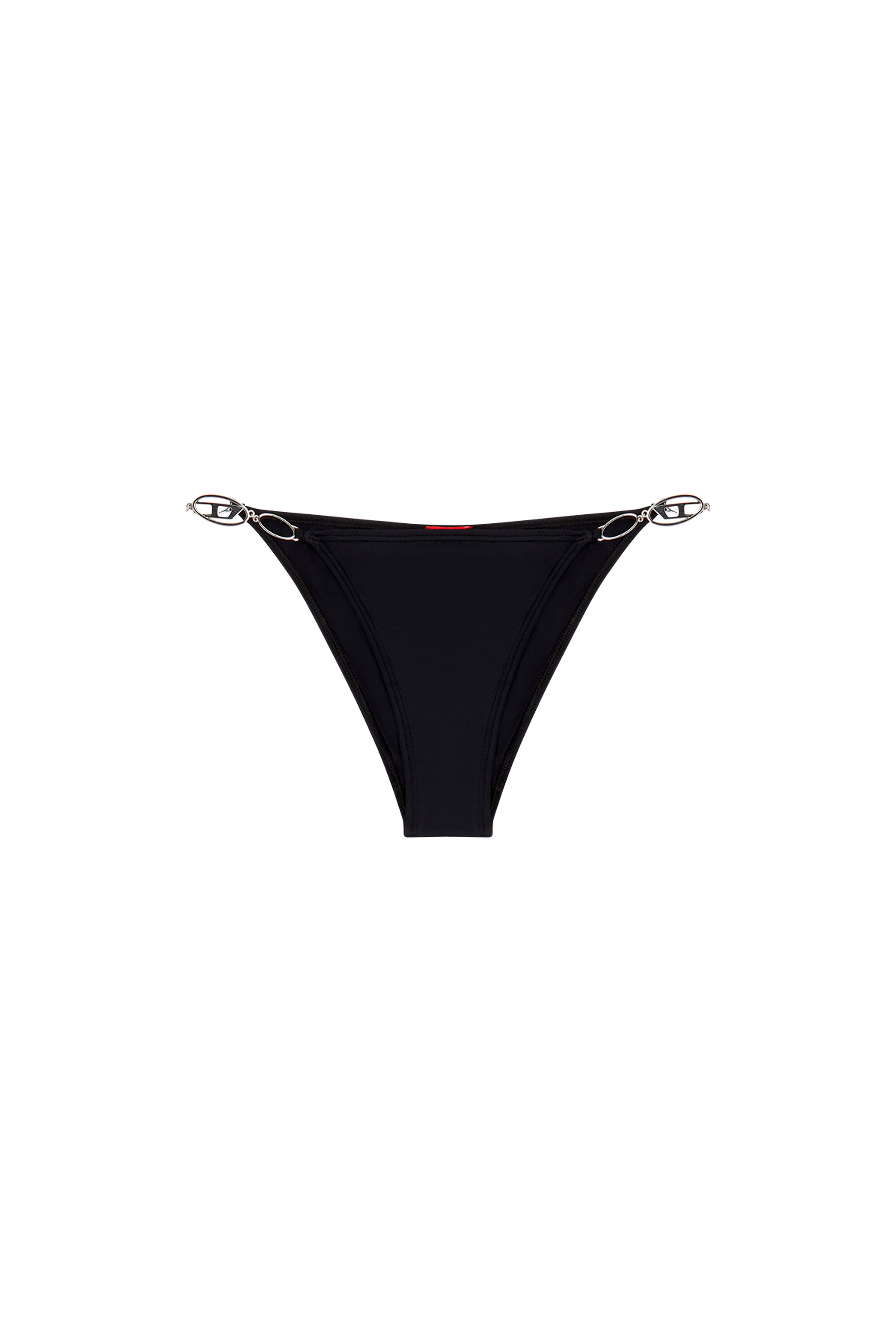 Diesel - BFPN-IRINA, Woman's Bikini briefs with Oval D plaques in Black - 4
