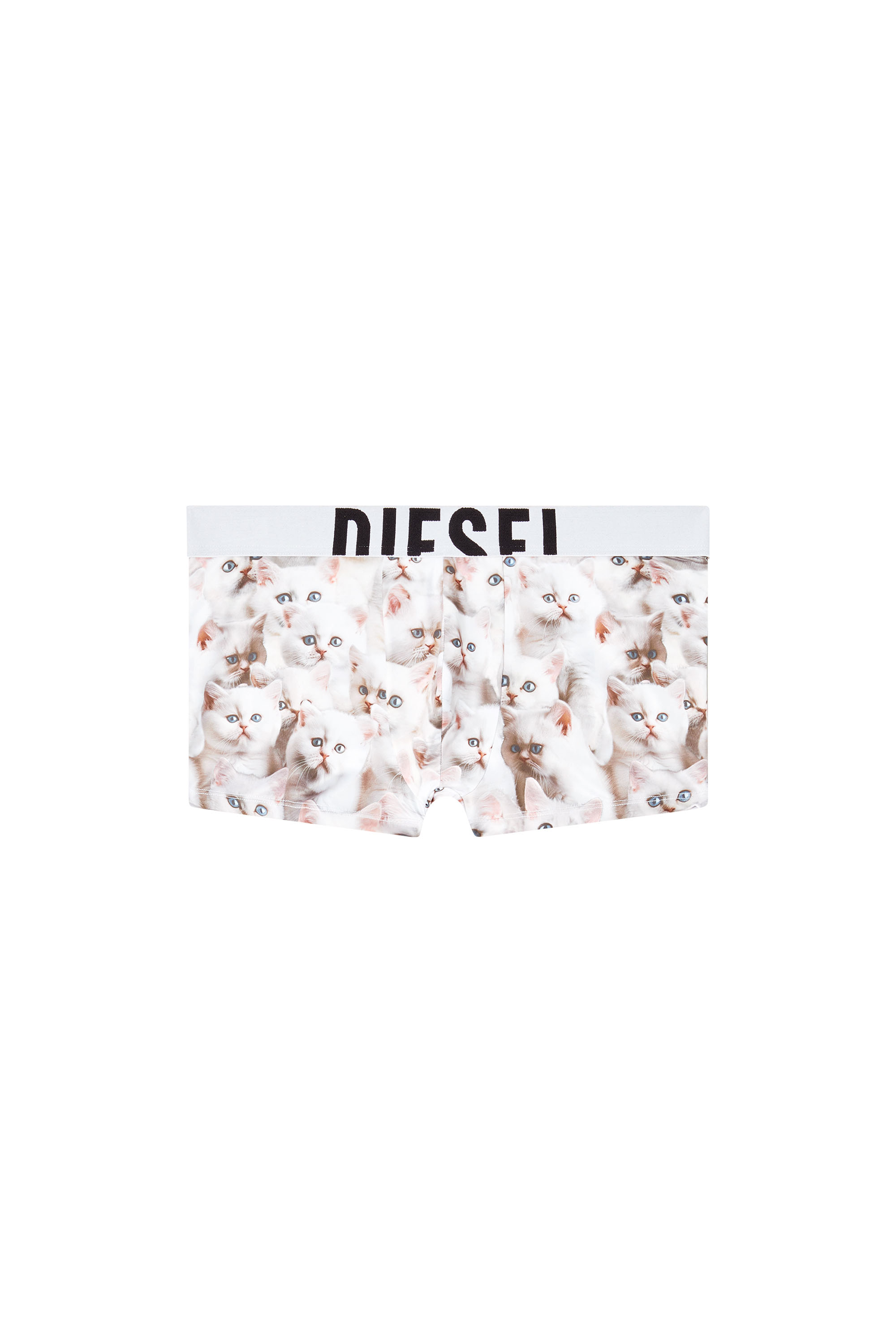 Diesel - DAMIEN-D-POP-40, Man's Boxer briefs with Pop print in White - 4