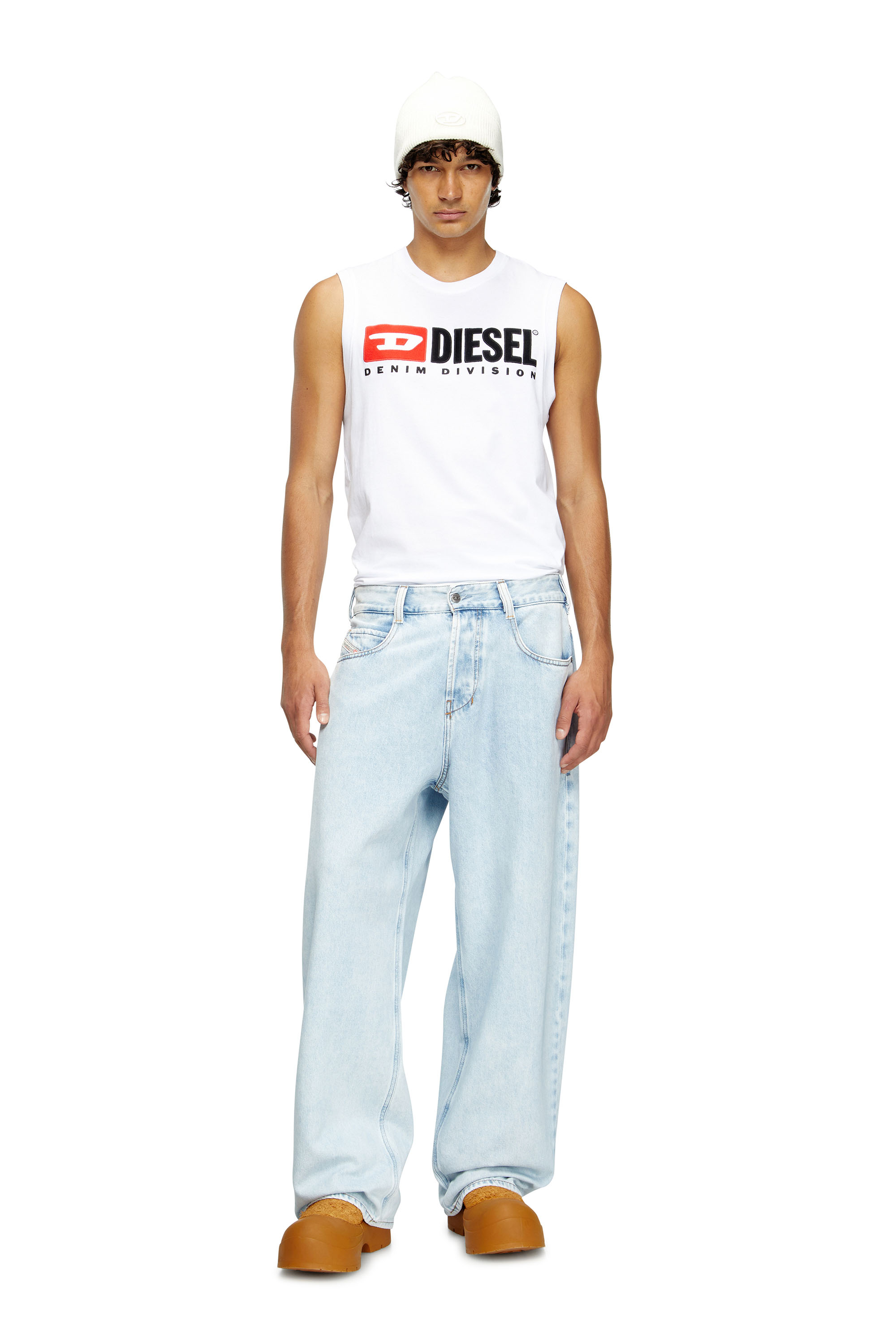 Diesel - Unisex's Relaxed Jeans 1997 D-Enim-M 09M74, Light Blue - 2