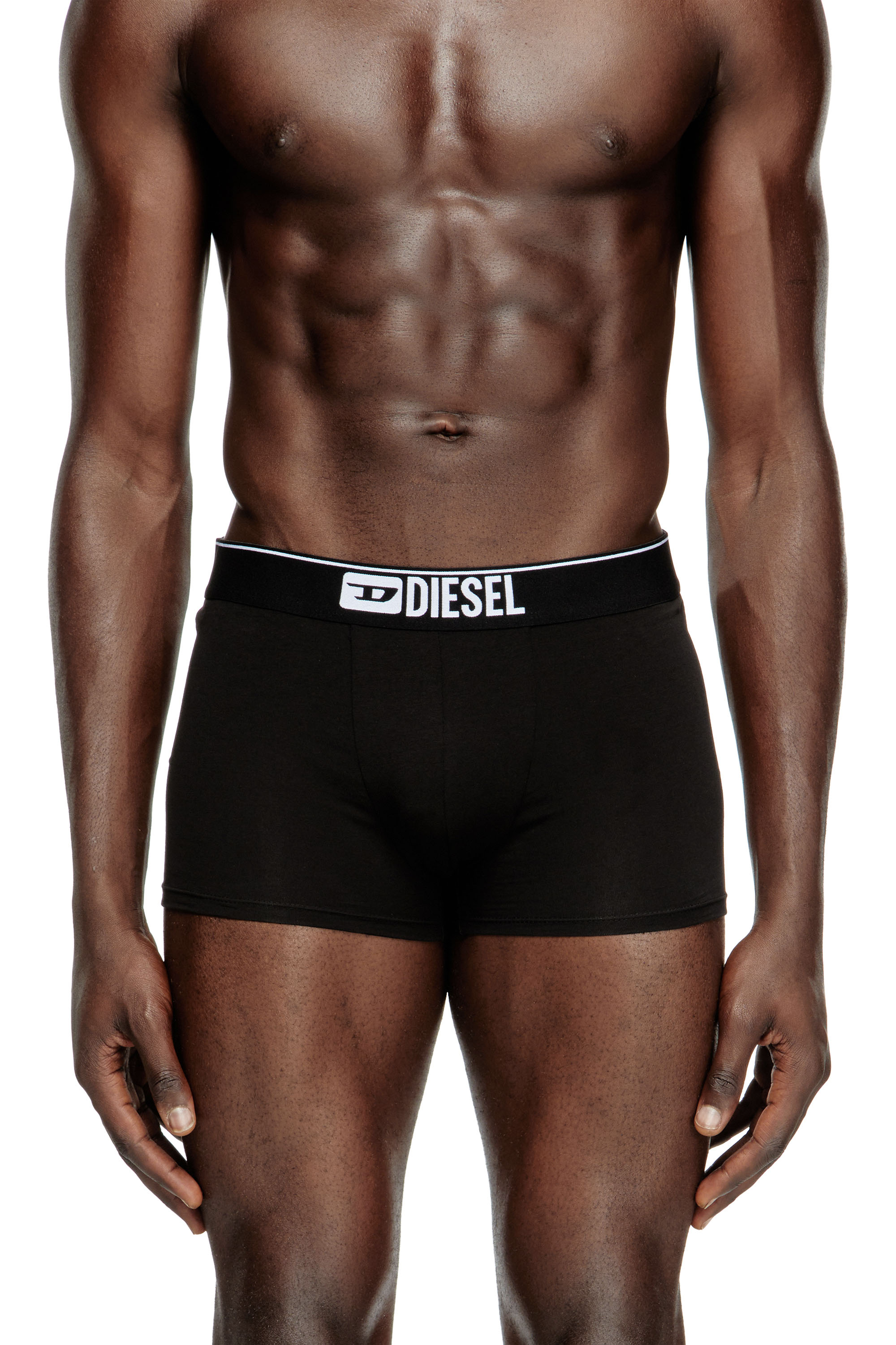 Diesel - UMBX-DAMIENFIVEPACK, Man's Five-pack of plain boxer briefs in Black - 2